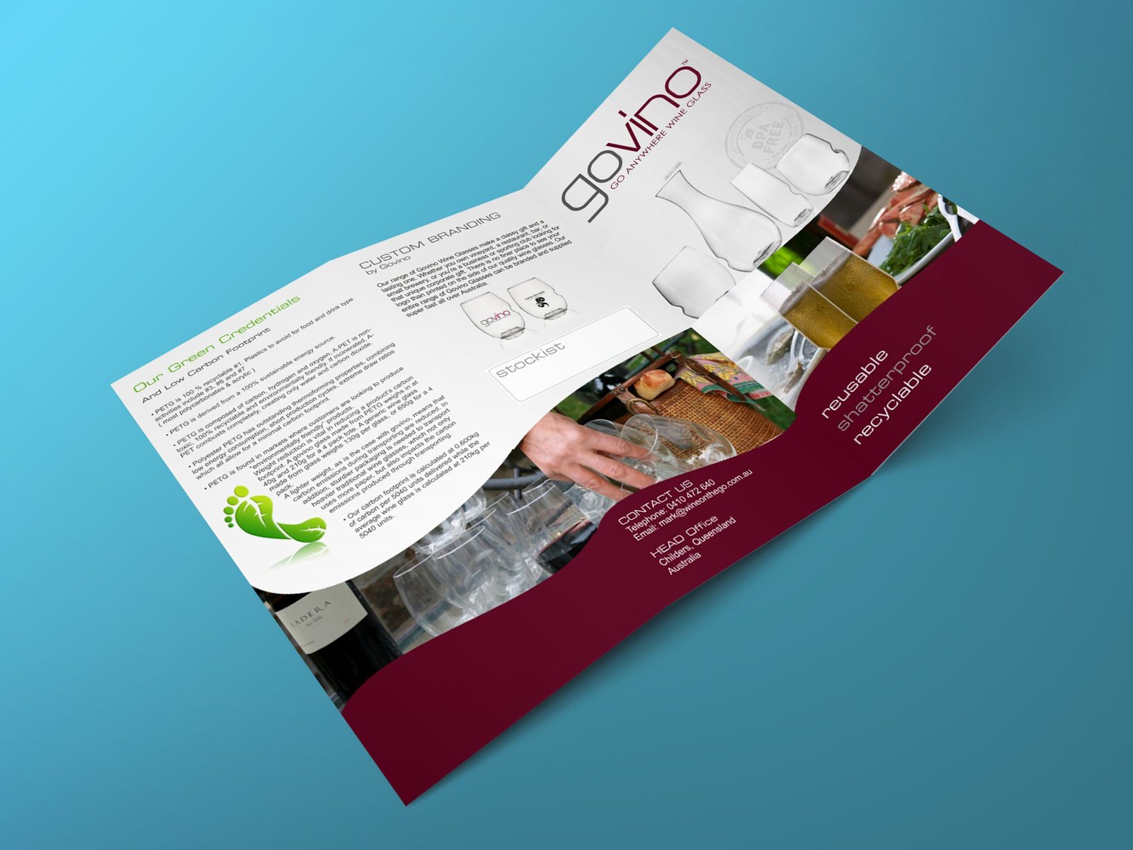 Govino Brochure Mockup