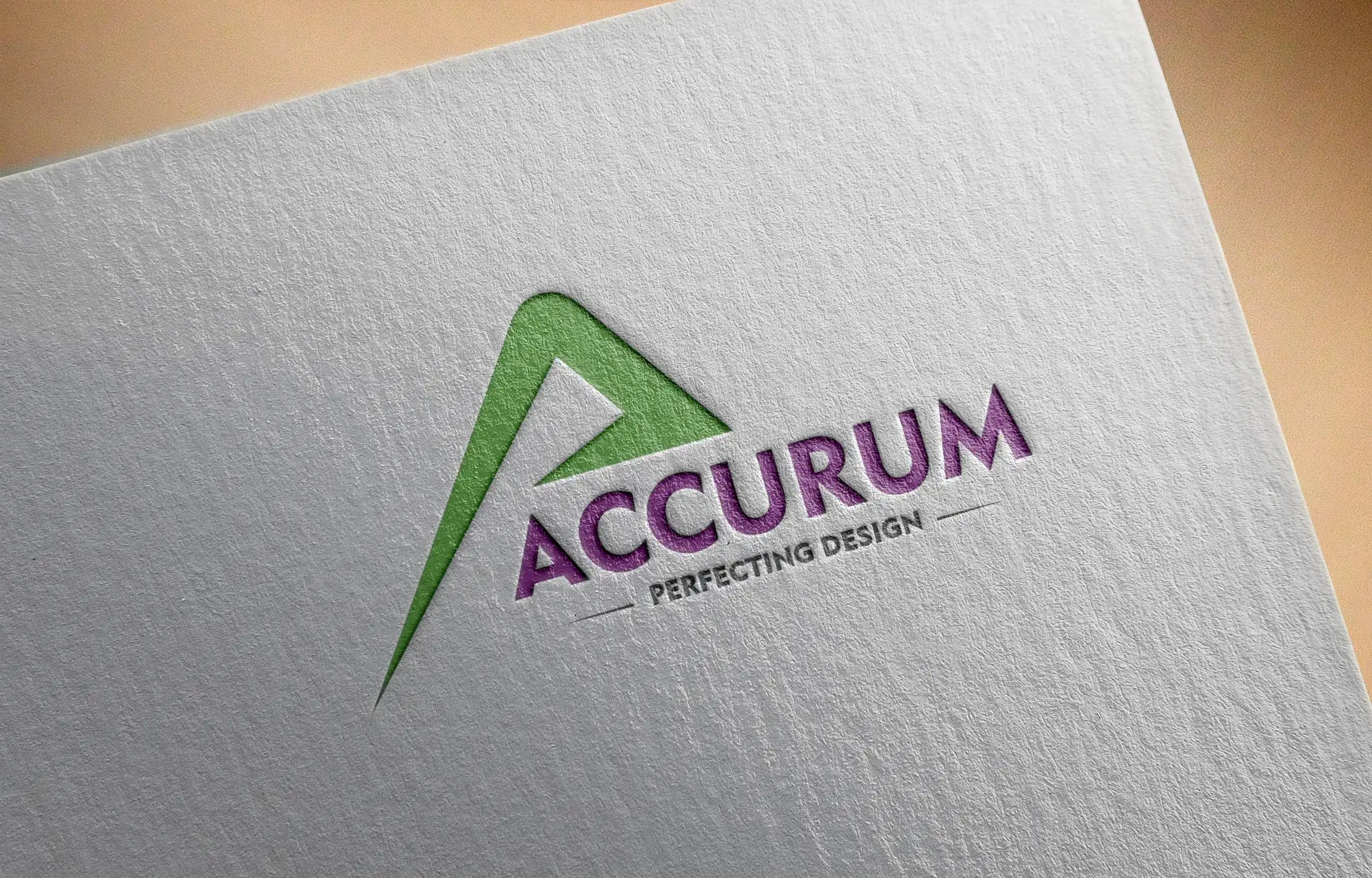 Logo Mockup - Paper Edition 1 - Accurum